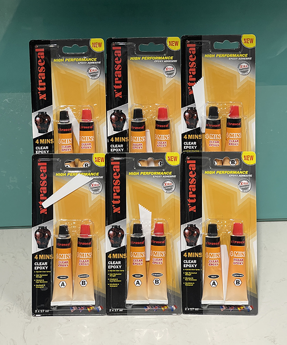 Keo Epoxy X’traseal 4 Minutes Clear 17ml x 2