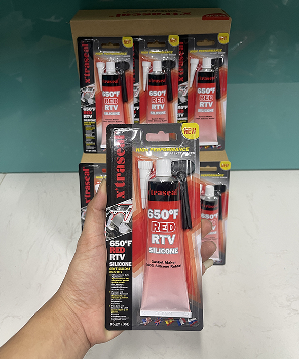 Keo đỏ chịu nhiệt X’traseal 650°F Red RTV Silicone 85gr