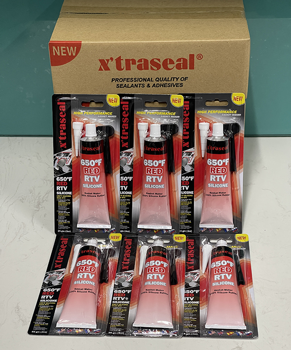 Keo đỏ chịu nhiệt X’traseal 650°F Red RTV Silicone 85gr