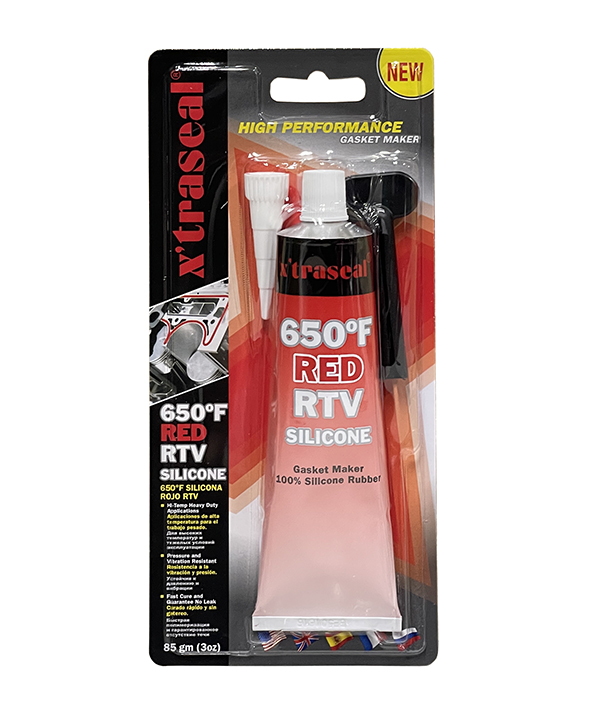 Keo đỏ chịu nhiệt X’traseal 650°F Red RTV Silicone 85gr