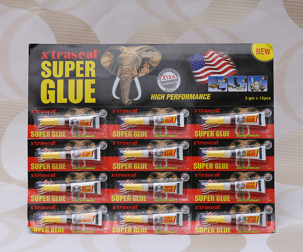Keo con voi X’traseal Super Glue 3gr (Vỉ 12 tuýp)
