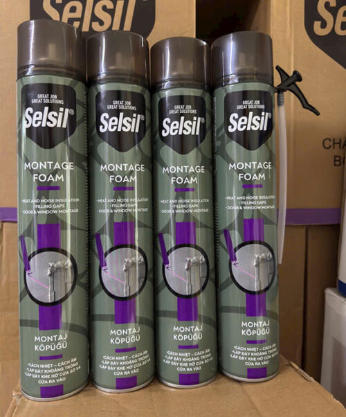 Keo bọt cách âm cách nhiệt Selfoam 750ml dạng vòi