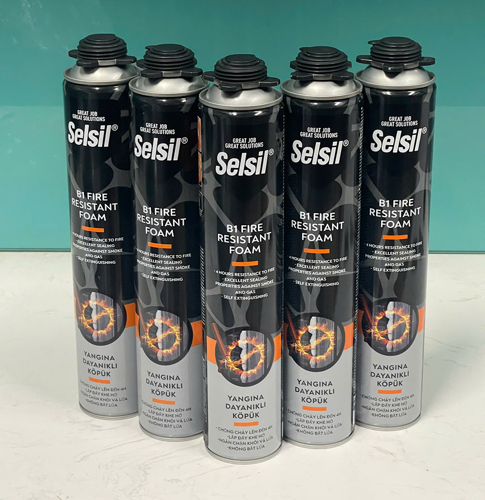 Foam chống cháy Selsil B1 Fire Resistant 750ml
