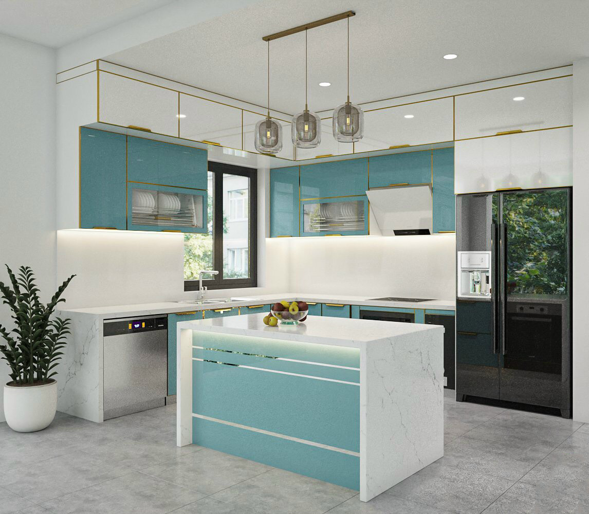 Tủ bếp Inox cánh Kính – Lựa chọn thông minh cho không gian bếp hiện đại