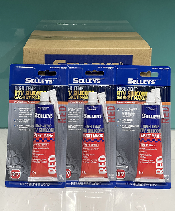 Keo thế ron Selleys Red High-Tem RTV Silicone 85gr