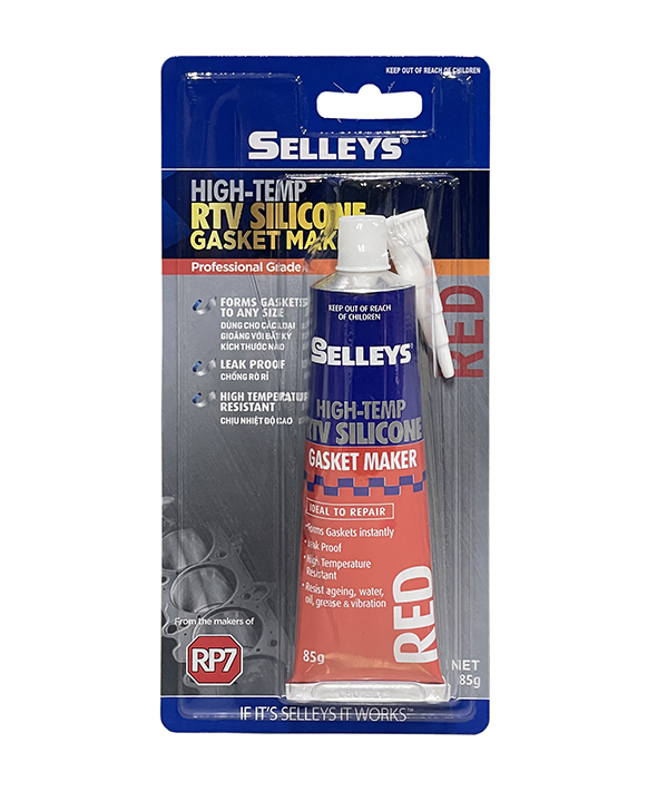 Keo thế ron Selleys Red High-Tem RTV Silicone 85gr