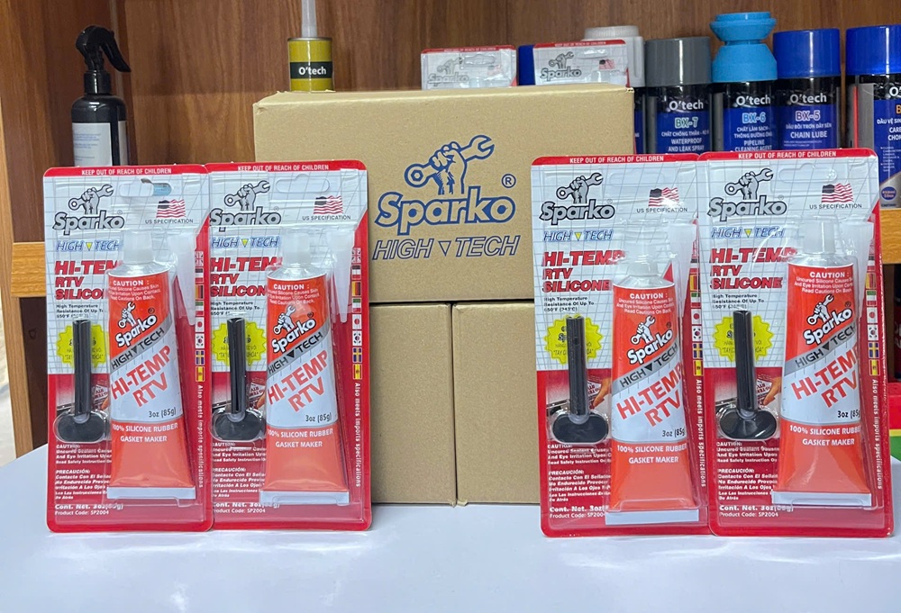 Keo thế ron Sparko Red Hi-Temp RTV Gasket 85gr