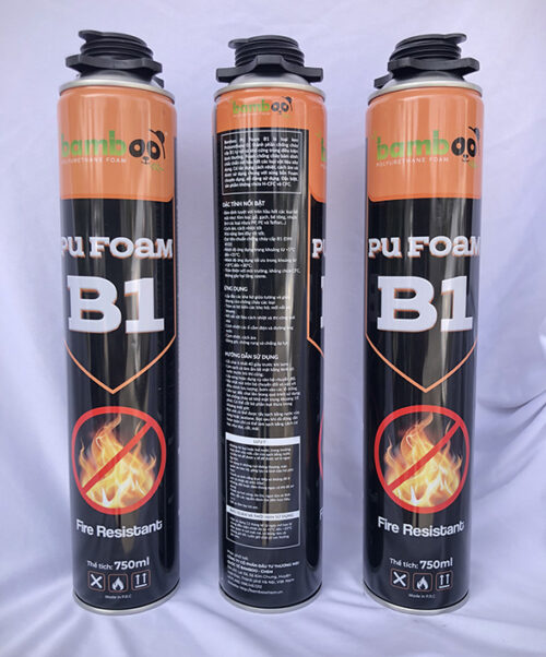 Bọt nở chống cháy Bamboo PU Foam B1