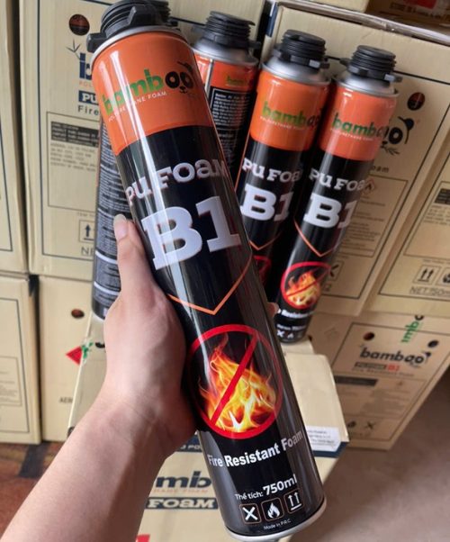 Bọt nở chống cháy Bamboo PU Foam B1
