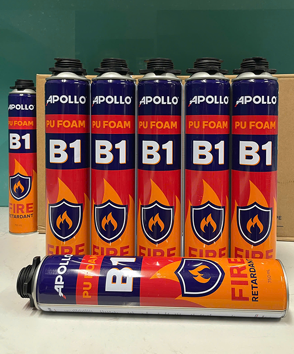 Bọt nở chống cháy Apollo PU Foam B1