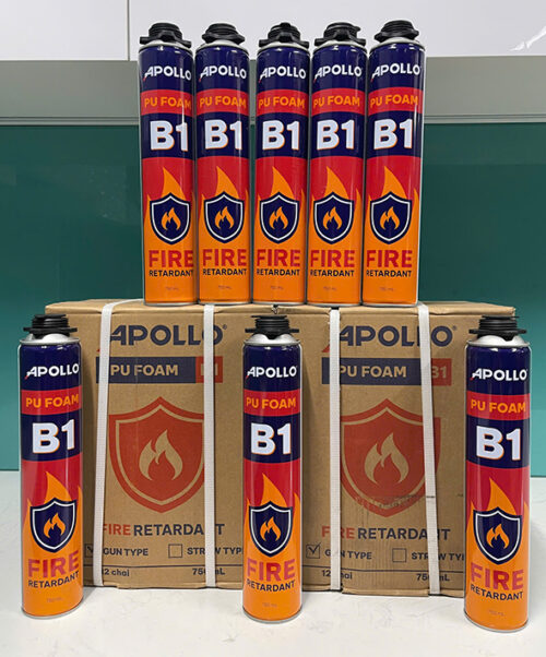 Bọt nở chống cháy Apollo PU Foam B1