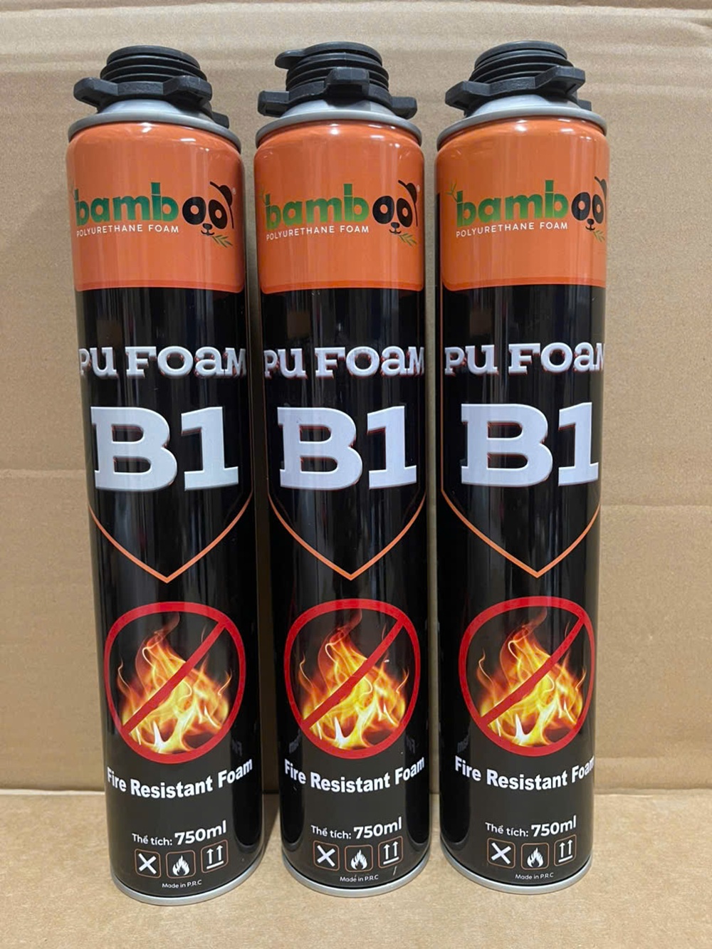 Bọt nở chống cháy Bamboo PU Foam B1