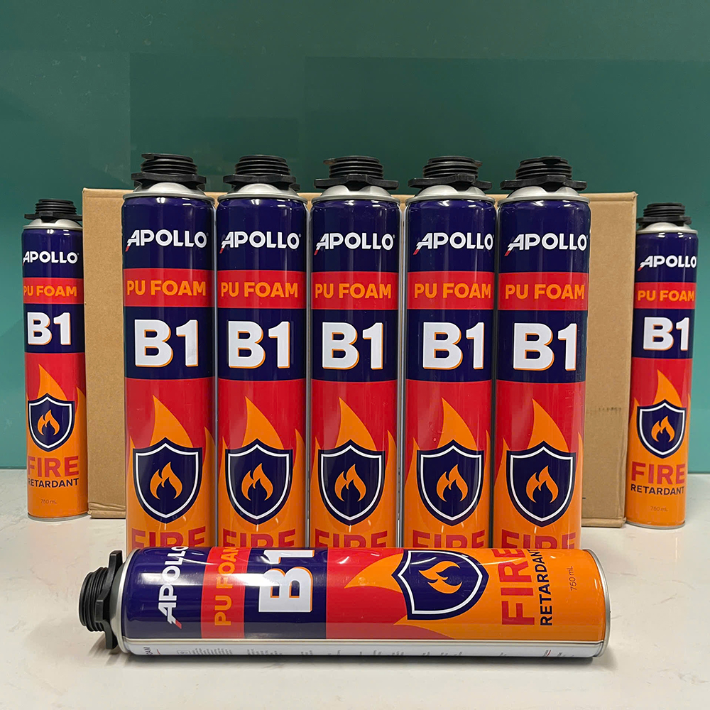 Bọt nở chống cháy Apollo PU Foam B1