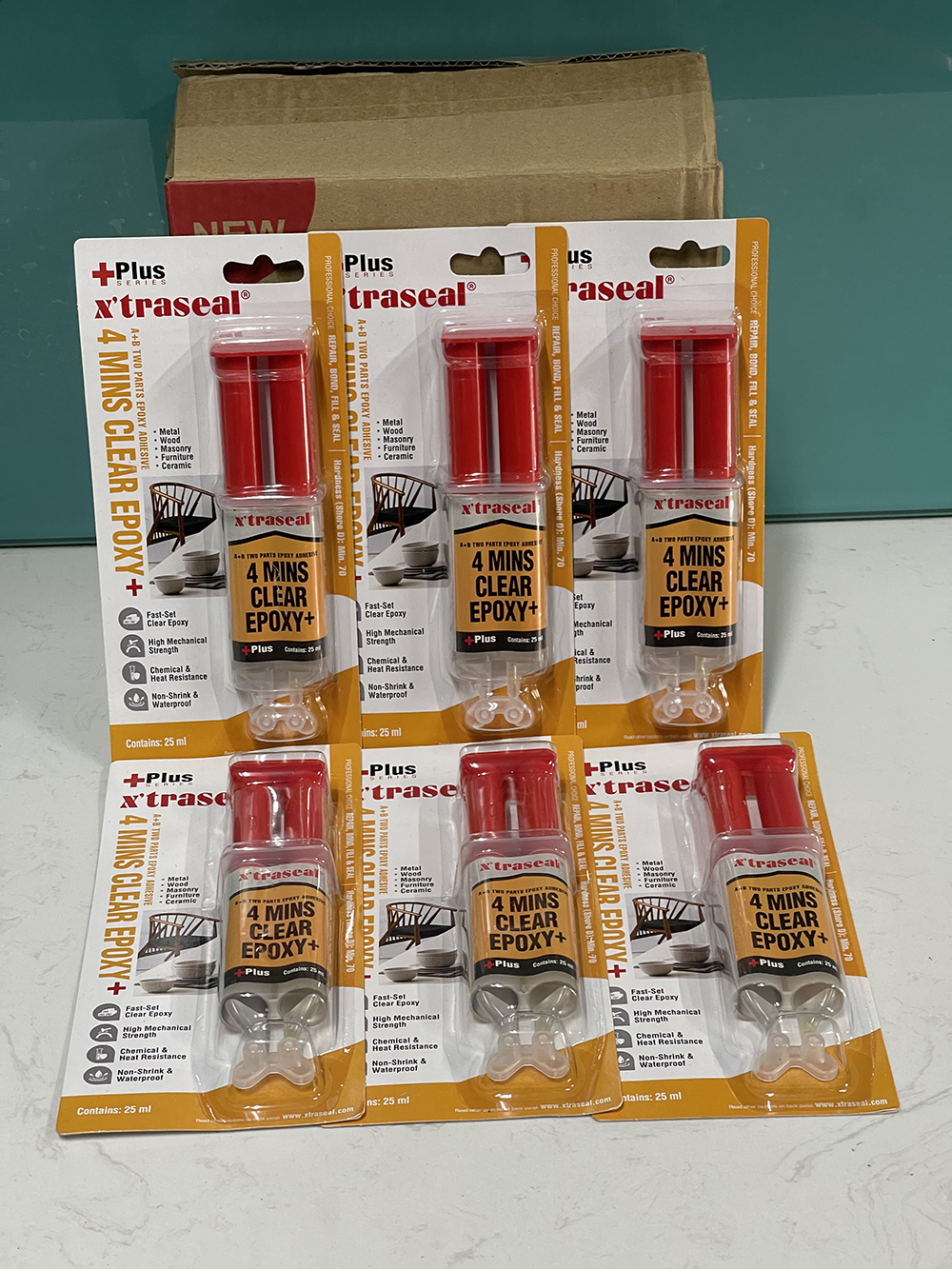 Keo AB X’traseal 4mins Clear Epoxy+