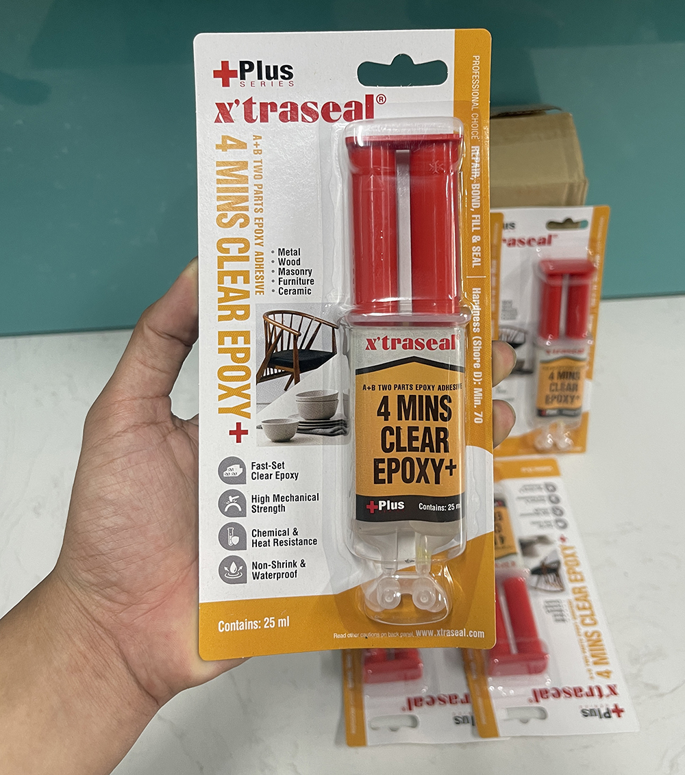 Keo AB X’traseal 4mins Clear Epoxy+