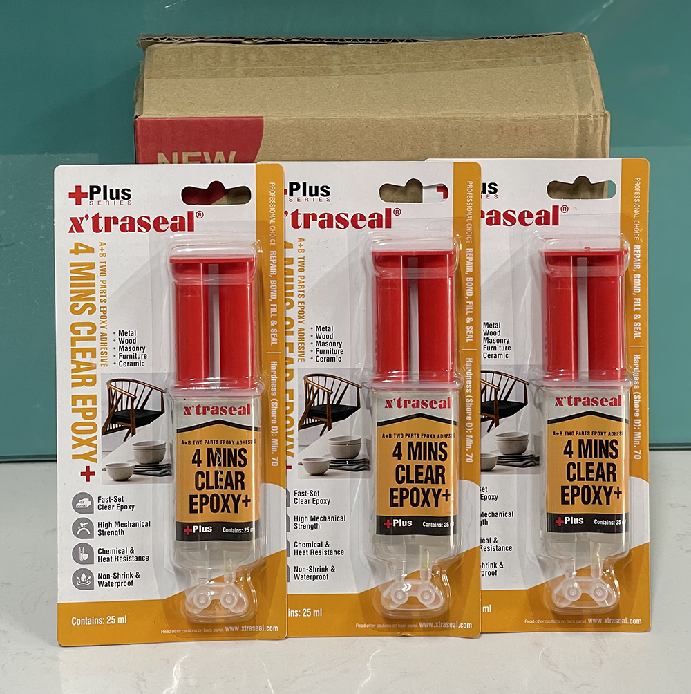 Keo AB X’traseal 4mins Clear Epoxy+