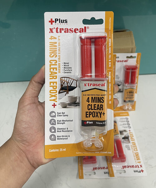 Keo AB X’traseal 4mins Clear Epoxy+