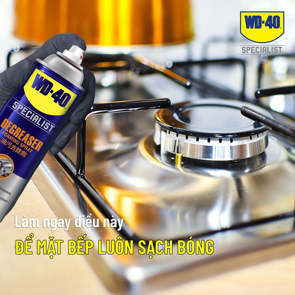 Tẩy dầu mỡ WD-40 Degreaser Foaming Spray