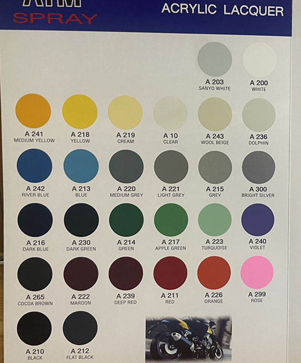 Sơn xịt ATM Spay Acrylic Lacquer 400ml