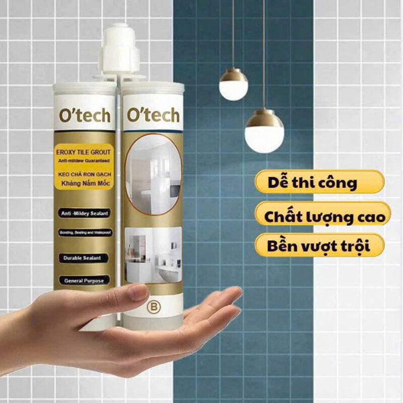 Keo Chà Ron Gạch O’tech Epoxy 400ml – Giải Pháp Chống Thấm, Chống Mốc Hiệu Quả Cho Mạch Gạch
