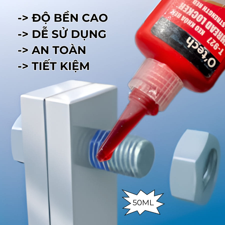 Keo khóa ren O’tech Thread Locker T-927 Red