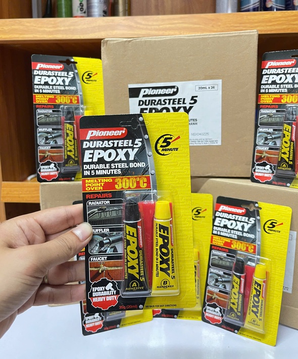 Keo dán kim loại Pioneer Durasteel Five Minute Epoxy