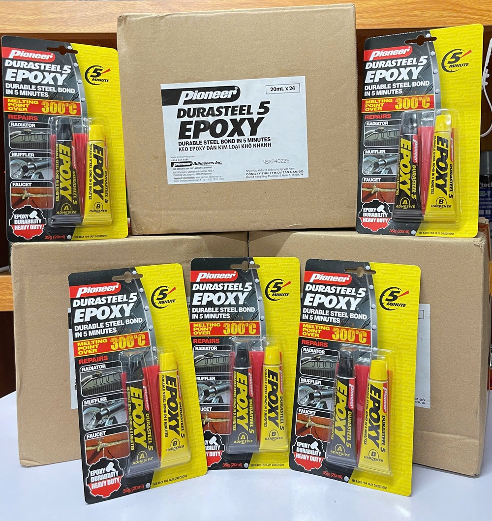 Keo dán kim loại Pioneer Durasteel Five Minute Epoxy
