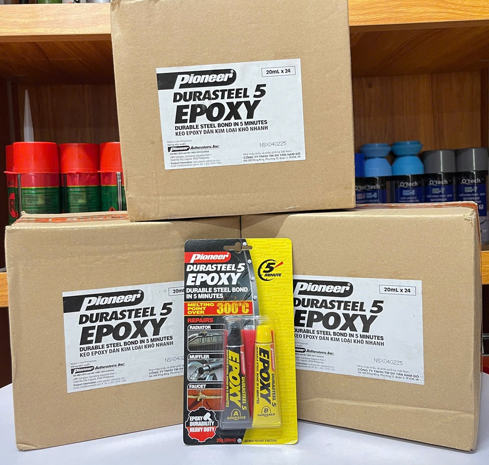 Keo dán kim loại Pioneer Durasteel Five Minute Epoxy
