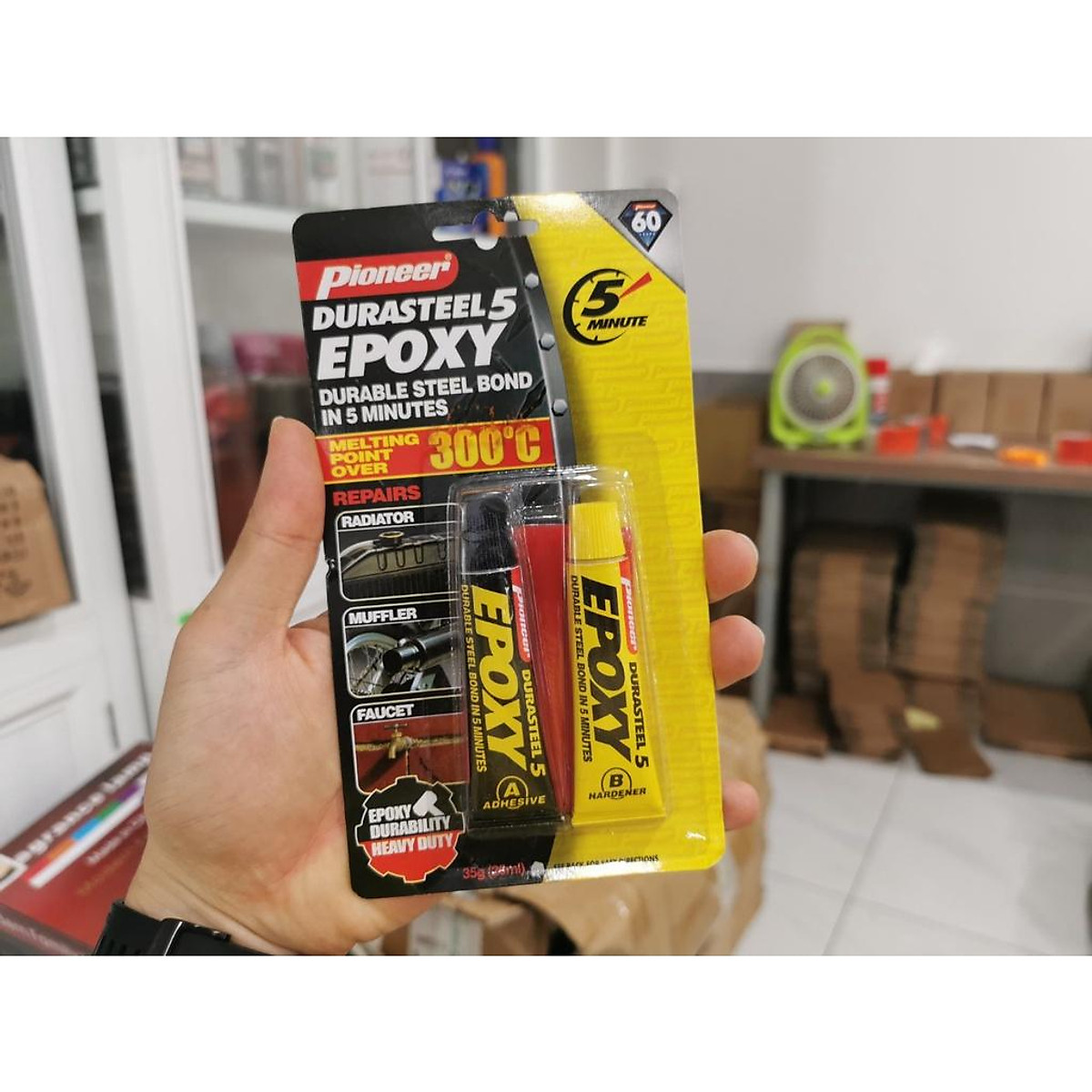 Keo dán kim loại Pioneer Durasteel Five Minute Epoxy