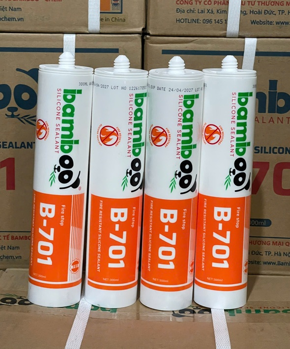 Keo chống cháy Bamboo B-701 Silicone Fire Stop