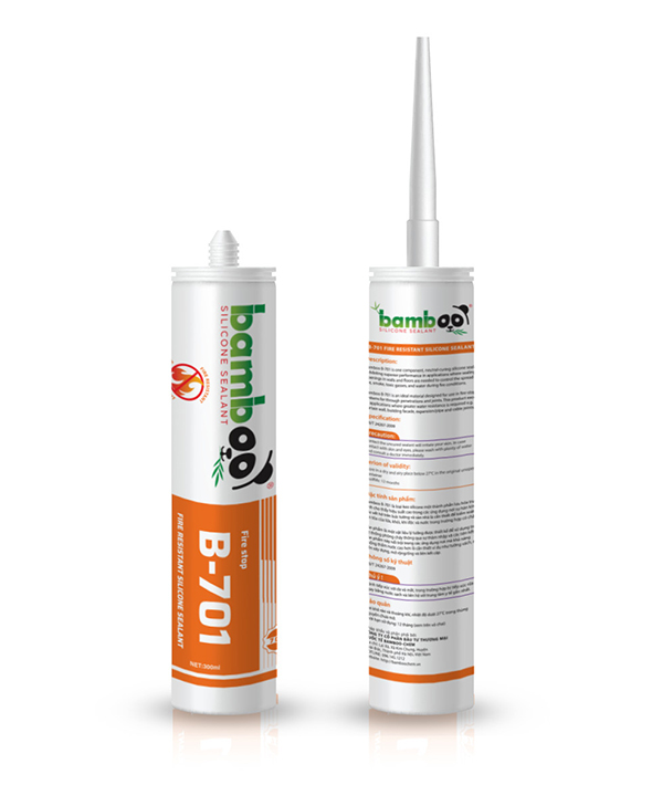 Keo chống cháy Bamboo B-701Silicone Fire Stop