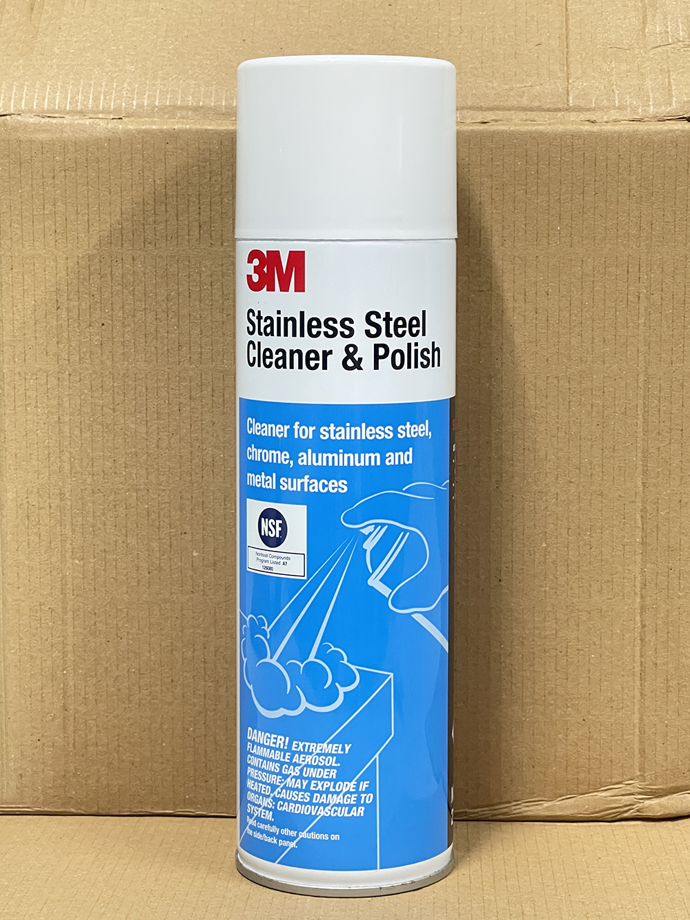 Đánh bóng inox 3M Stainless Steel Cleanner Polish