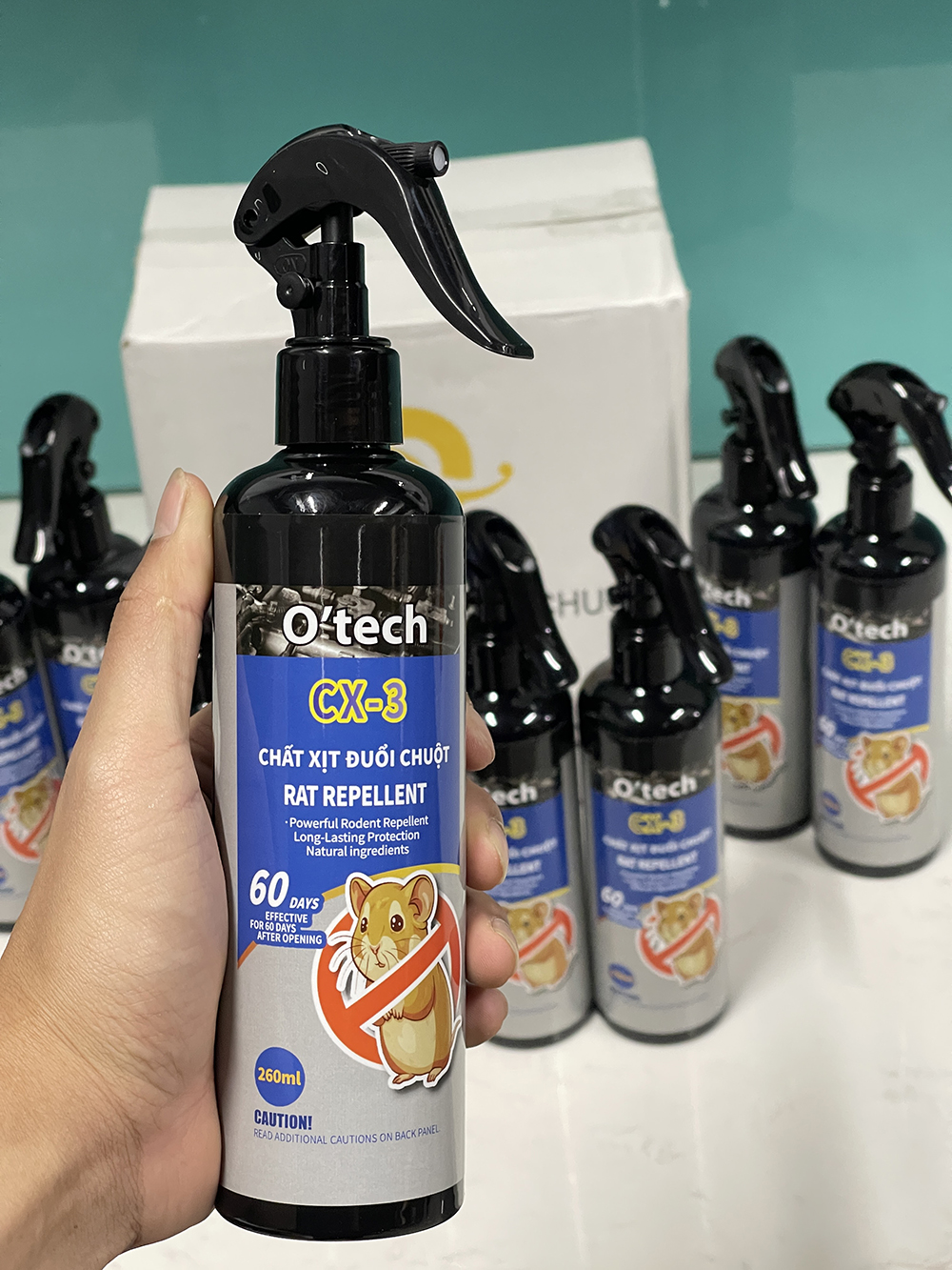 Bình xịt đuổi chuột O’tech CX-3